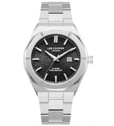Lee Cooper Men's Analog Watch Black Dial With Silver Metal,LC08234.350